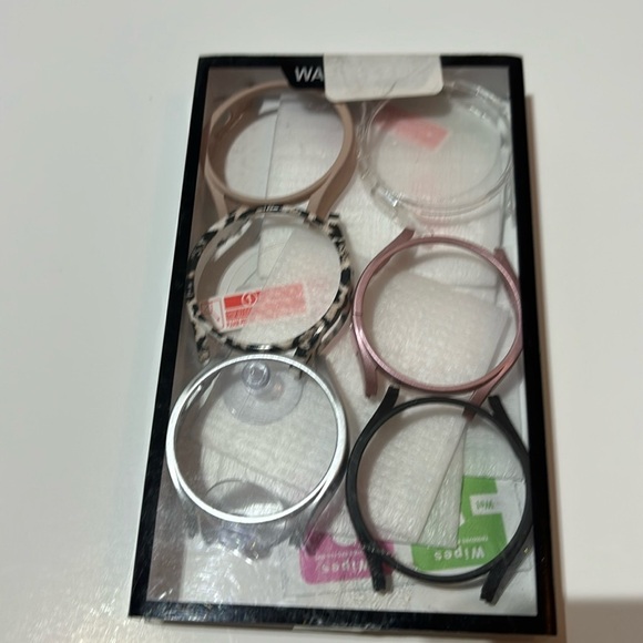 Samsung Galaxy Watch Case Replaceable Shell Tempered Glass Case Cover UNISEX - Picture 1 of 8